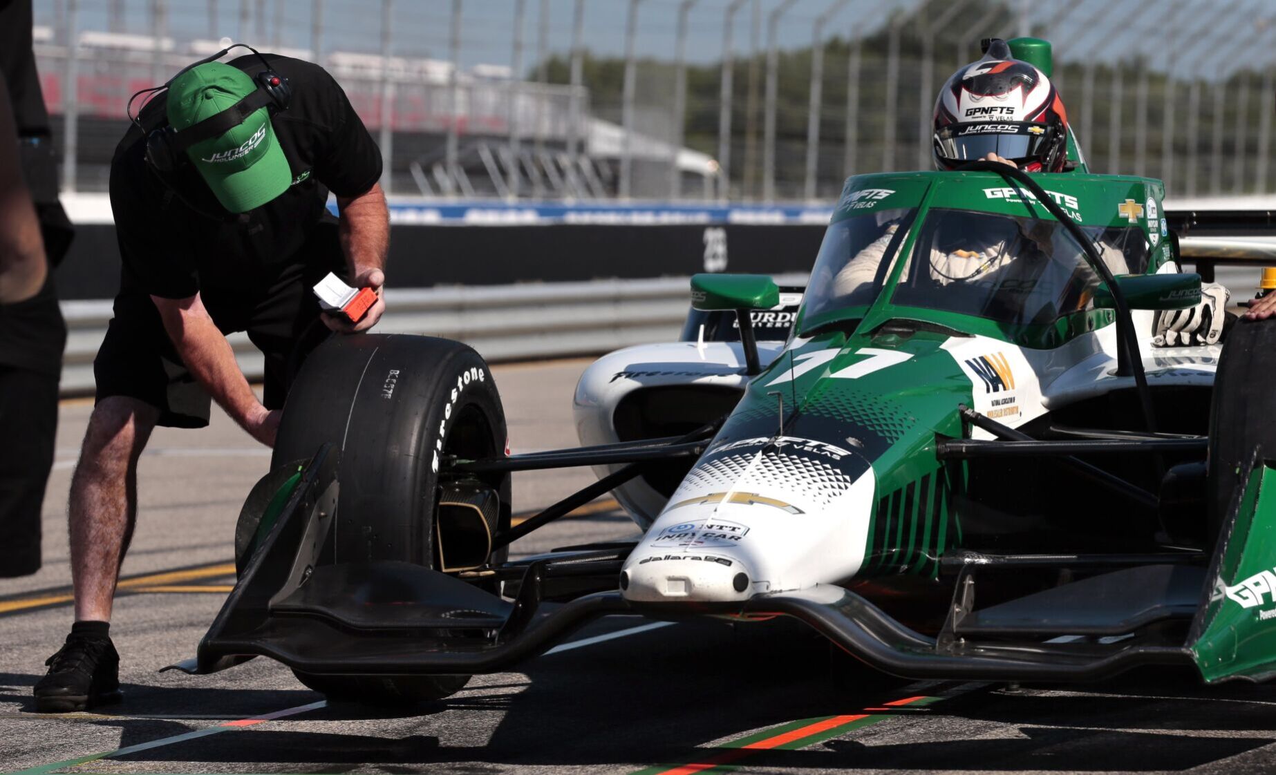 Indycar testing for Bommarito Automotive Group 500